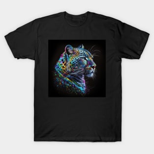 Painted leopard T-Shirt